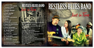 Sleeve design for the Restless Blues Band.